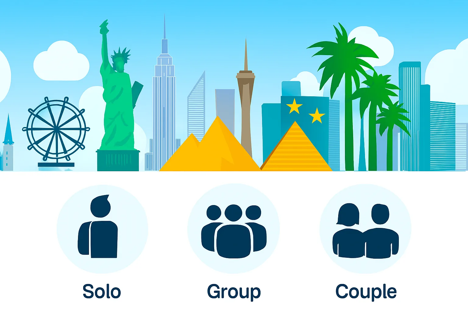 Travel America destination banner