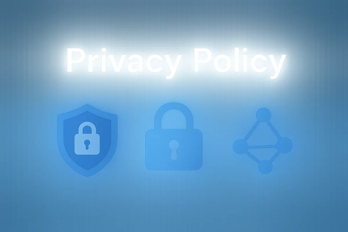 Privacy policy banner